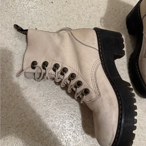 Dr. Martens White Lace-Up Boots - Picture 4 of 6